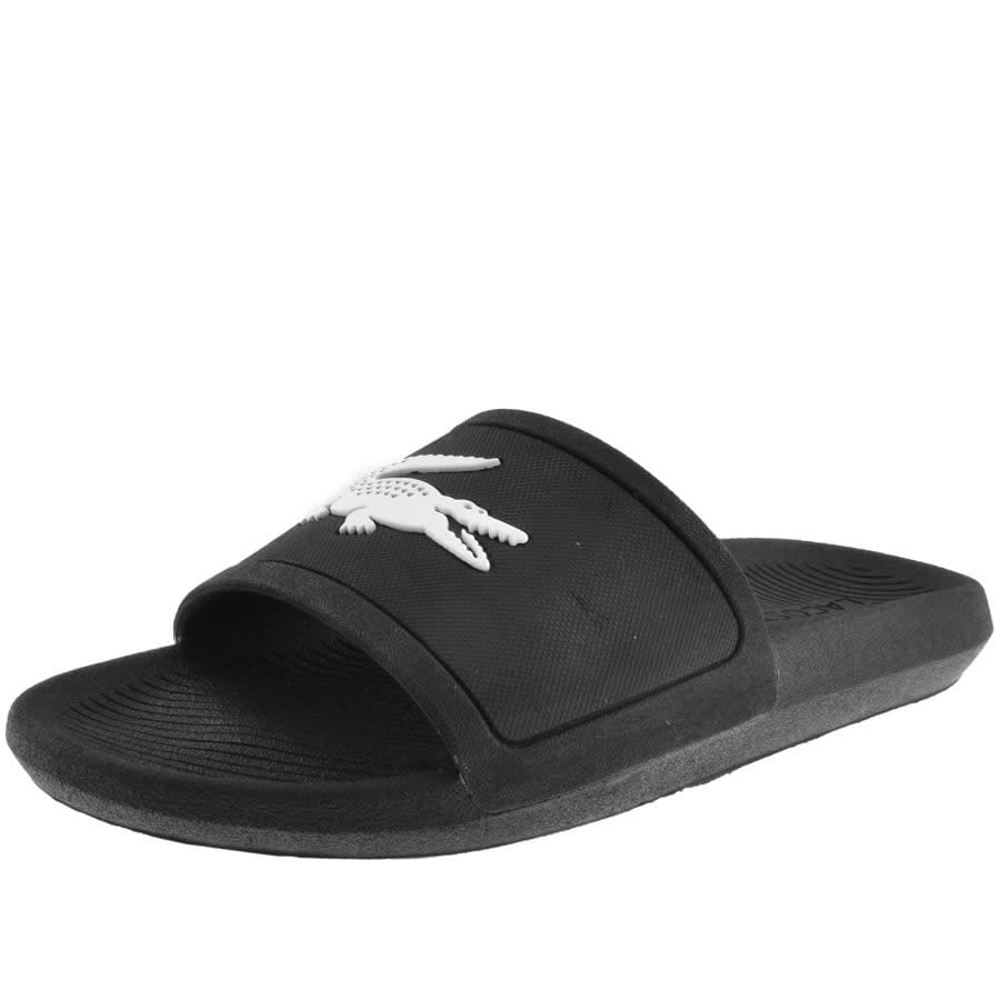 Alternative Image for ProductLacoste Croco Sliders Black2